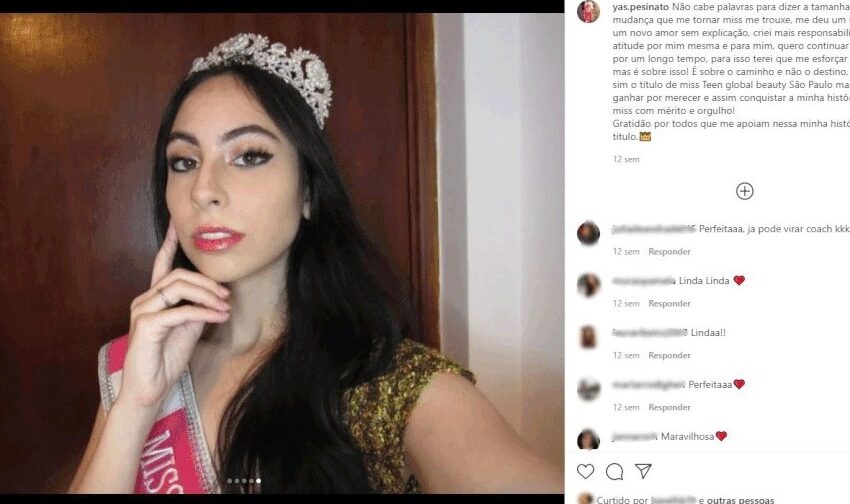  Miss Teen desaparecida em São Paulo é localizada em Passo Fundo