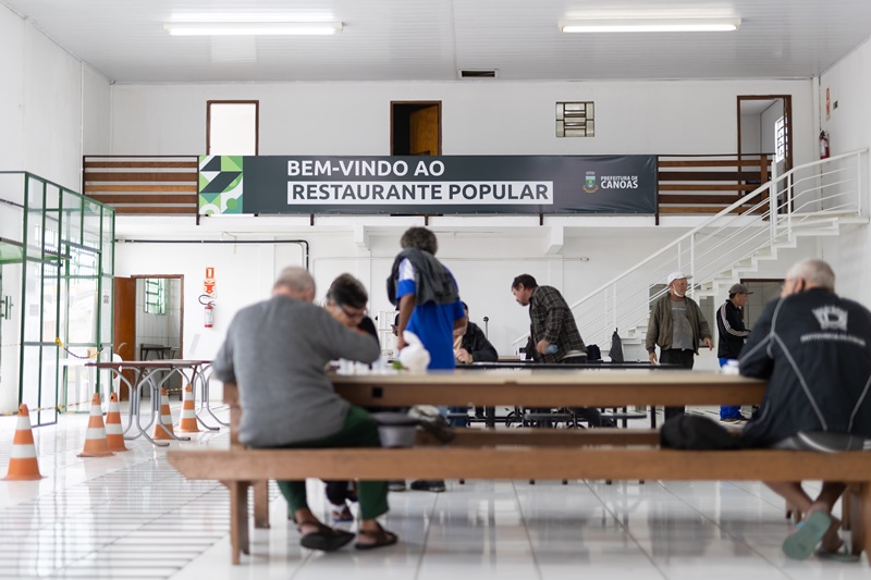  Restaurante Popular  de Canoas alcança marca de 45 mil refeições servidas a pessoas em vulnerabilidade social