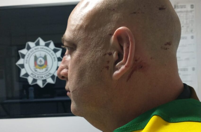  Candidato que portava Bandeira do Brasil registra queixa na DP de Frederico Westphalen por agressão sofrida em Taquaruçu do Sul