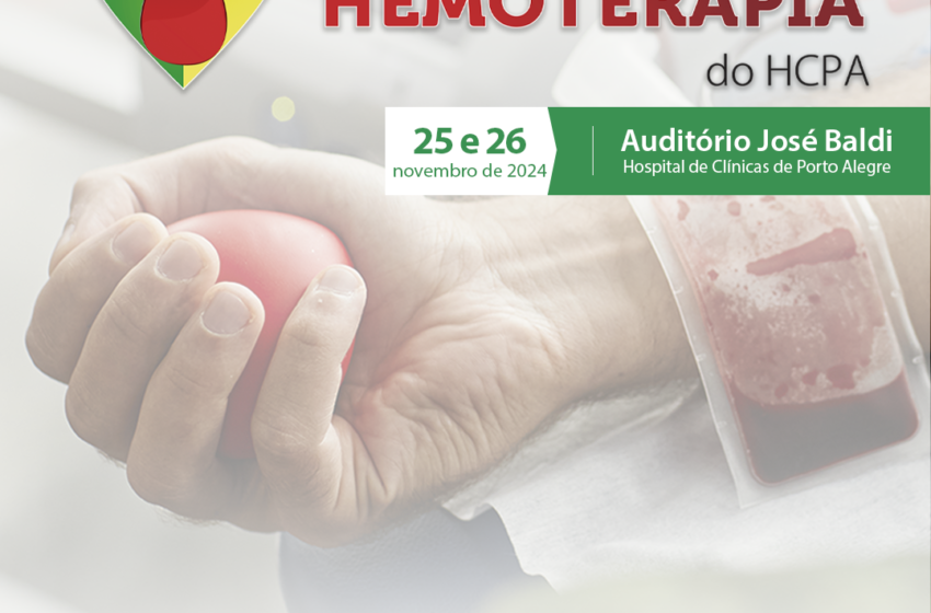  Evento no Clínicas aborda doenças e cura através do sangueNo Dia Nacional do Doador de Sangue (25/11), encontro atualiza pesquisas